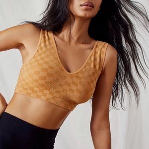 Free People Intimately Checkmate Brami in Copper (XS/S)
